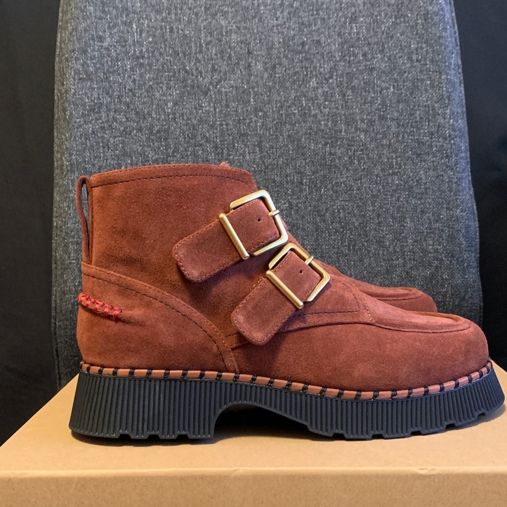 Charlotte Stone Women's Suede Ankle Boots - Brown